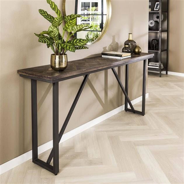 BelaLuz Haltafel Vine teakhout 170 cm
