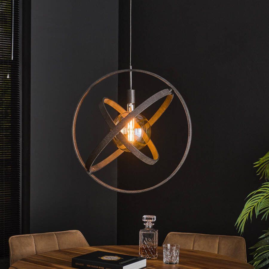 BelaLuz Hanglamp Artic 1-lichts charcoal