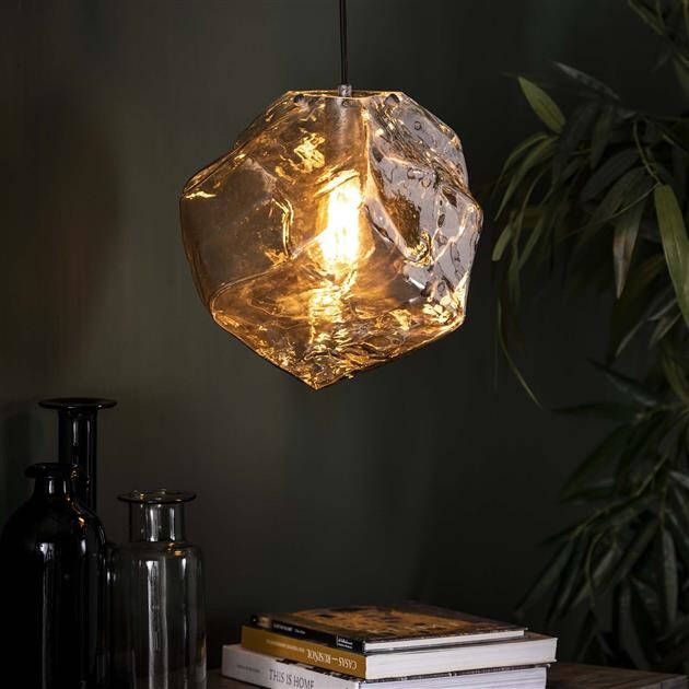 BelaLuz Hanglamp Ice Cube 1-lichts Chrome