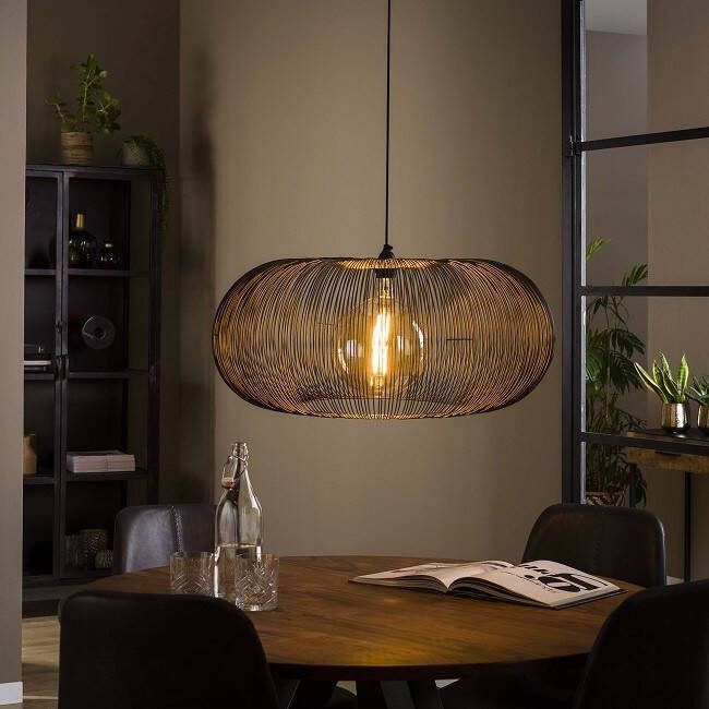 BelaLuz Hanglamp VinceØ70 cm brons koperen las
