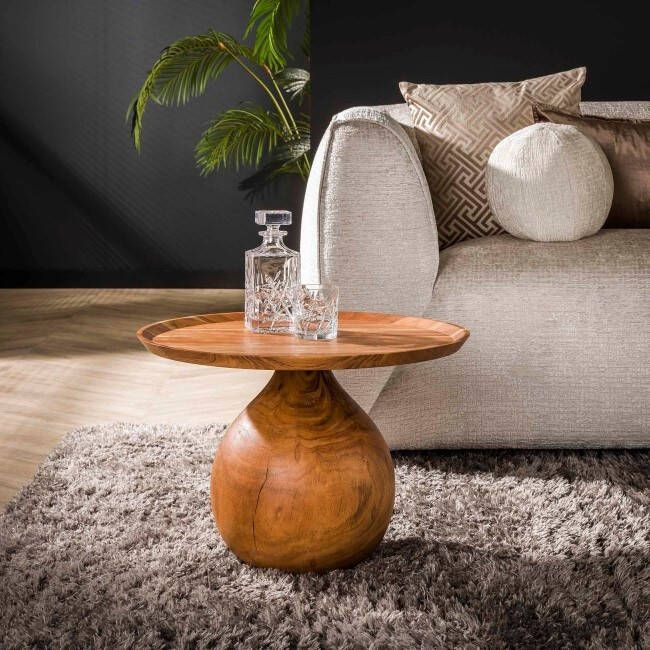 BelaLuz Salontafel TroncoØ60 cm acaciahout