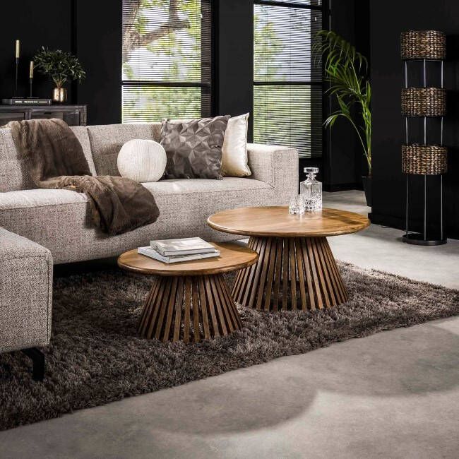 BelaLuz Salontafel Ubud 2-set conisch
