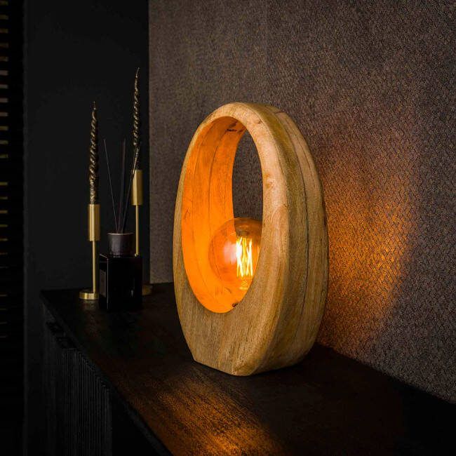 BelaLuz Tafellamp Legno XL 1-lichts