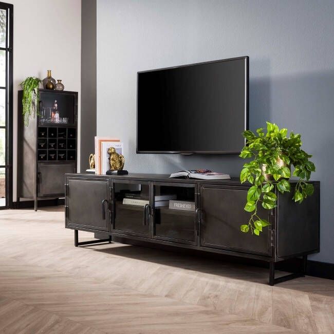 BelaLuz Tv-meubel Ferro 180 cm gun metal