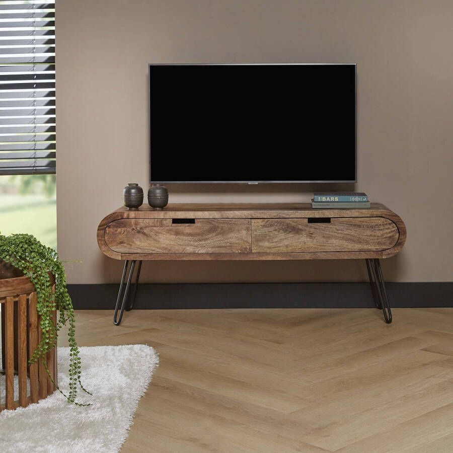 BelaLuz TV Meubel Space 2-lade mango zandkleur