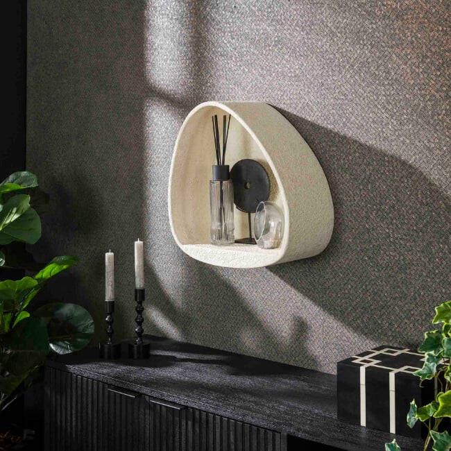 BelaLuz Wandschap Edas 44 cm composiet