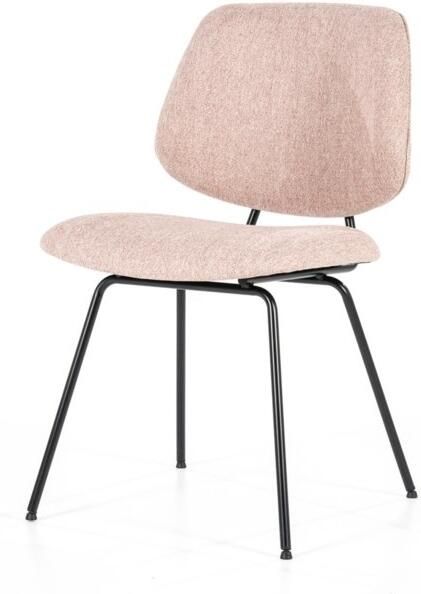 Eleonora | Stoel Lynn roze fletcher | Zitmeubels eetkamer | Eetkamerstoel - Foto 3