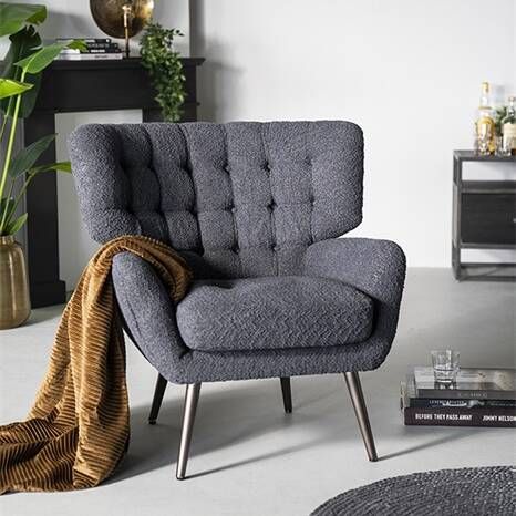 Eleonora Fauteuil Peter zwart sfinx