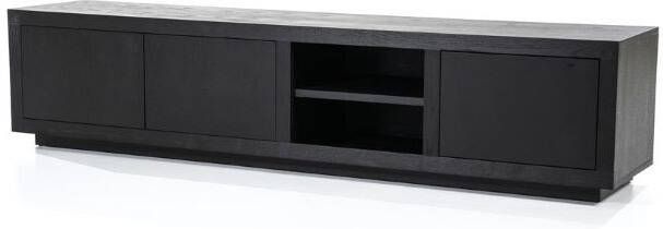 Eleonora TV meubel Helsinki 200 cm 2-drs. 1 lade zwart