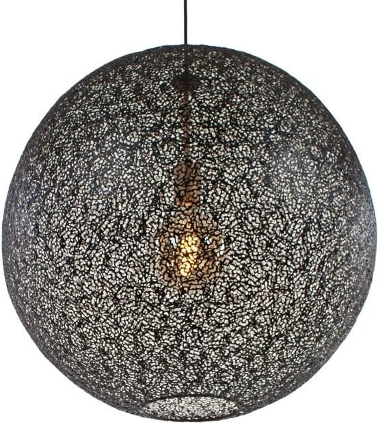 Freelight Hanglamp Oronero Ø 40 cm zwart-goud