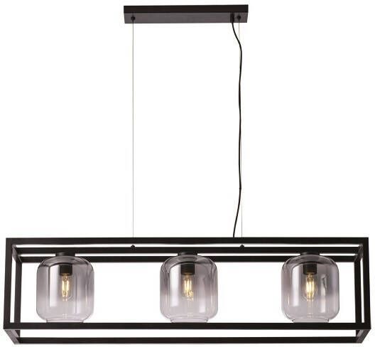 Freelight Hanglamp Dentro 3-lichts smoke glas
