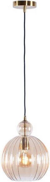 Freelight Hanglamp Gloriana amber glasØ25 cm