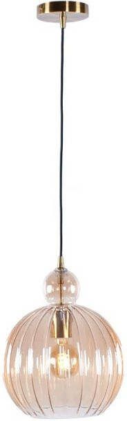 Freelight Hanglamp Gloriana amber glasØ28 cm