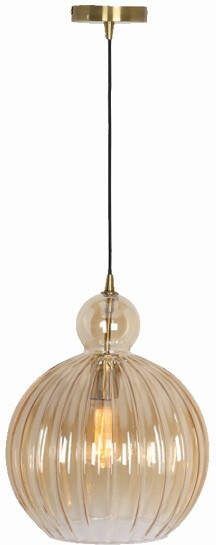 Freelight Hanglamp Gloriana amber glasØ32 cm