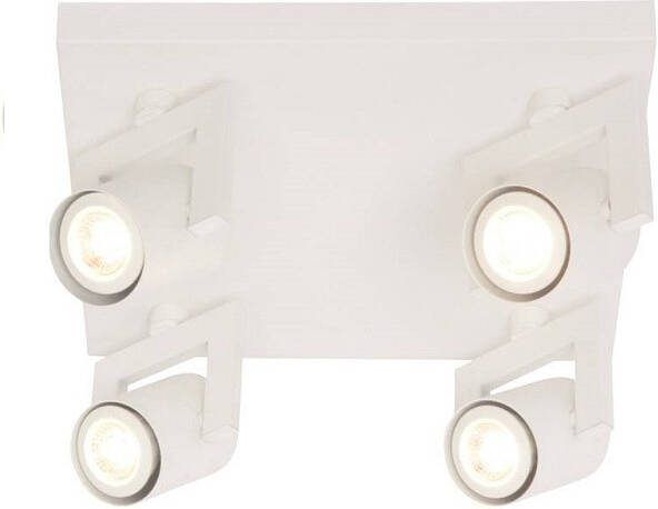 Freelight Opbouwspot Valvoled 4-lichts Wit