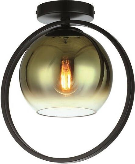 Freelight Plafondlamp Aureol 1-lichts goud glas