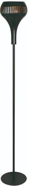 Freelight Vloerlamp Canna 1-lichts zwart bruin