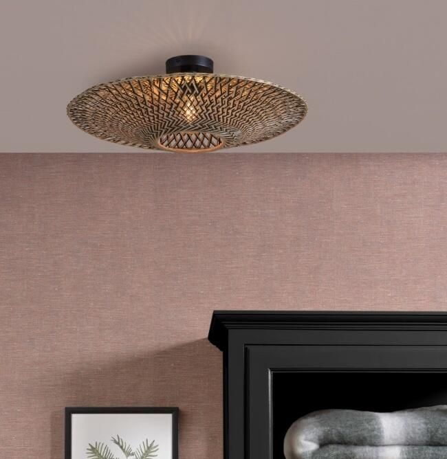 GOOD&MOJO Good & Mojo Plafondlamp BALI Bamboe Product Grootte: Medium Product Met gloeilamp: Nee - Foto 2