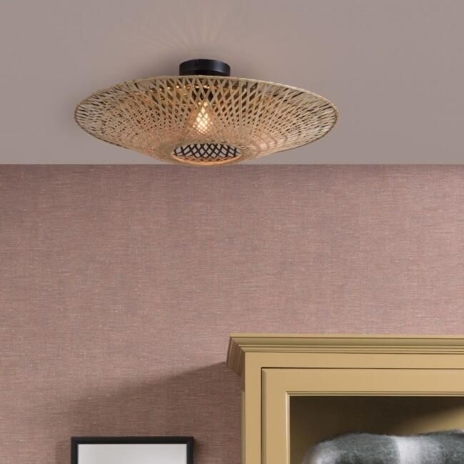 GOOD&MOJO Plafondlamp KalimantanØ60 cm Naturel - Foto 2
