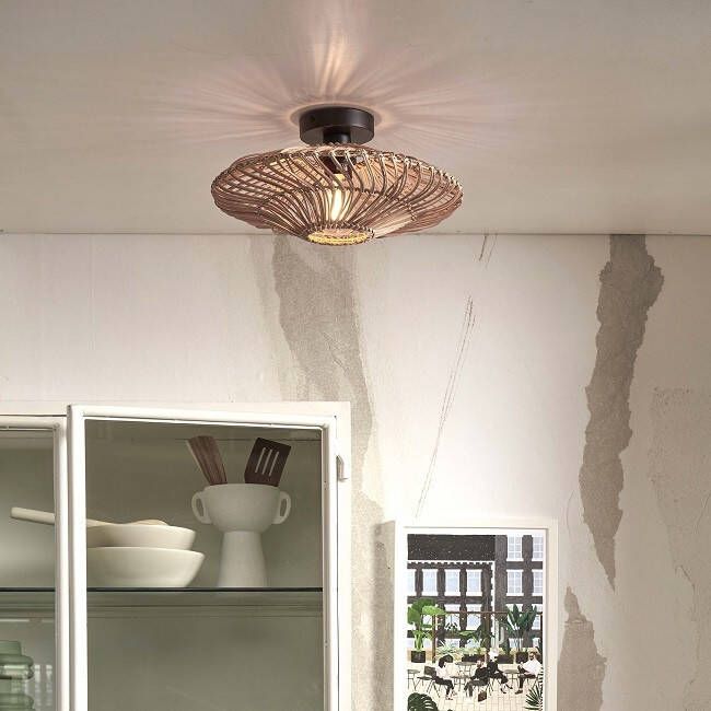 GOOD&MOJO Plafondlamp ZanzibarØ40 cm naturel