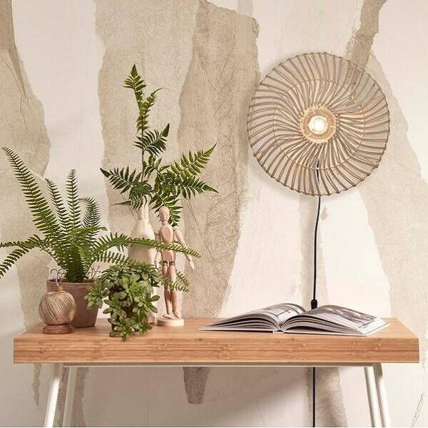 GOOD&MOJO Wandlamp ZanzibarØ40 cm wit