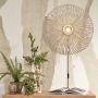 GOOD&MOJO Wandlamp Zanzibar Rotan Wit Ø55cm - Thumbnail 2