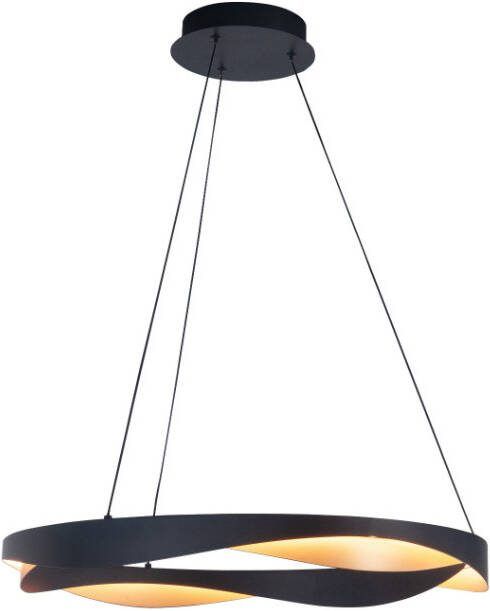 Highlight Hanglamp AscoliØ64 cm zwart goud