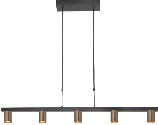 Highlight Hanglamp Perugia 5 lichts brons