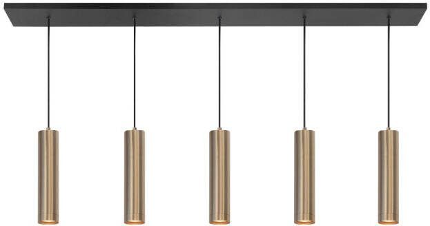 Highlight Hanglamp Perugia 5 lichts goud
