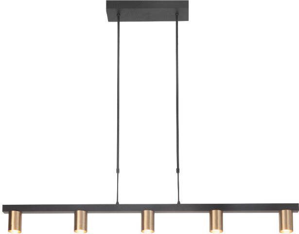 Highlight Hanglamp Perugia 5 lichts goud