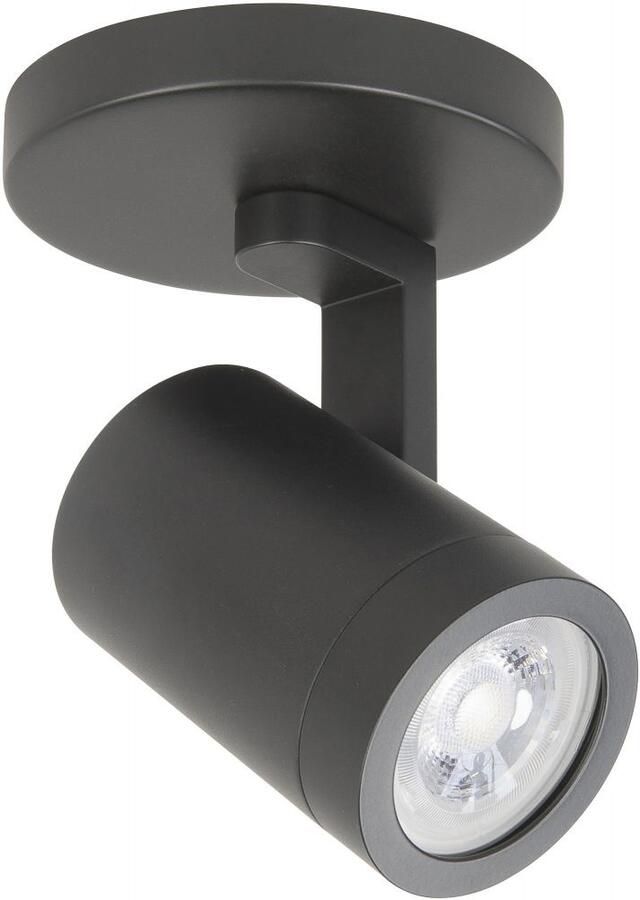 Highlight Opbouwspot Halo 1-lichts zwart rond