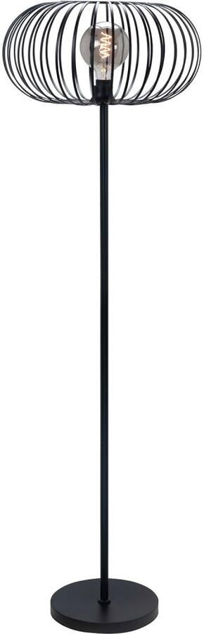 Highlight Vloerlamp Bolato Zwart 50cm Ø incl. Dimmer