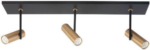 Highlight Opbouwspot Trend 3-lichts goud