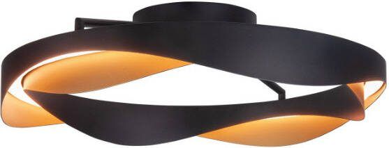 Highlight Plafondlamp AscoliØ45 cm zwart goud