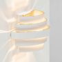 Highlight Wandlamp Scudo B 20 cm wit goud - Thumbnail 2