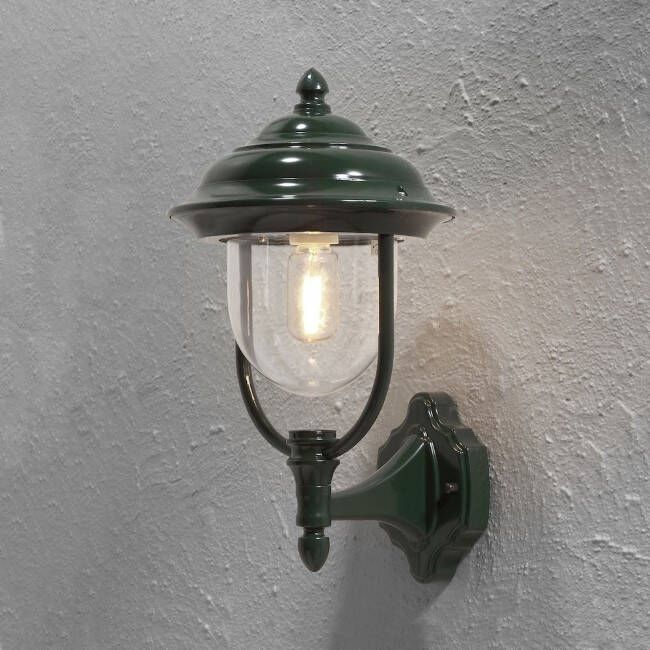 Konstsmide Wandlamp Parma Berceto groen klassieke buitenlamp 7223-600