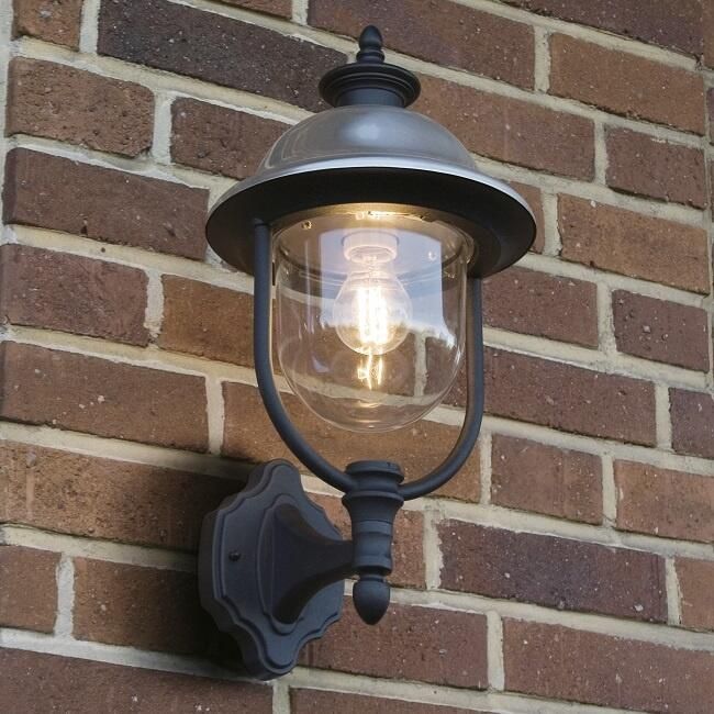 Konstsmide Buiten wandlamp Parma Staand Zwart