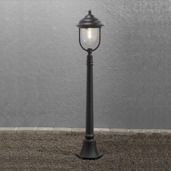 Konstsmide Staande lamp Parma Mezzani zwart klassieke buitenlamp7225-750