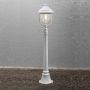 Konstsmide Staande lamp Parma Mezzani wit klassieke tuinverlichting 7225-250 paaltje 118cm - Thumbnail 2