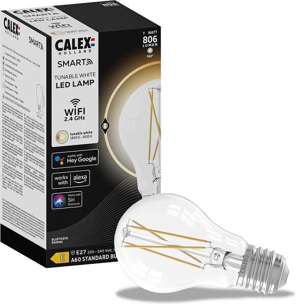 LampenshopOnline Calex Smart LED 7W peer helder