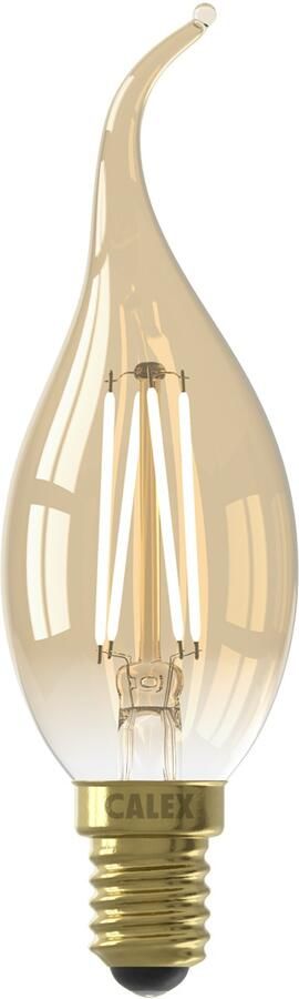 LampenshopOnline LED E14 3 5 watt Classic Kaars filament goldline