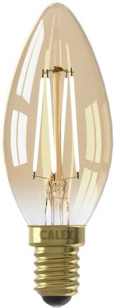 LampenshopOnline LED E14 3 5 watt Kaars filament goldline