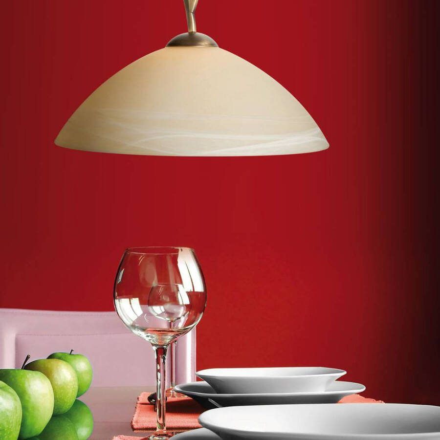 Steinhauer Hanglamp Capri 1-lichts Brons