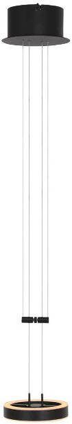 Steinhauer hanglamp Piola zwart metaal 16 cm ingebouwde LED-module 3500ZW