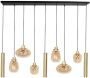 Steinhauer Hanglamp reflexion L 140 cm B 25 cm 9 lichts 3797 messing - Thumbnail 2