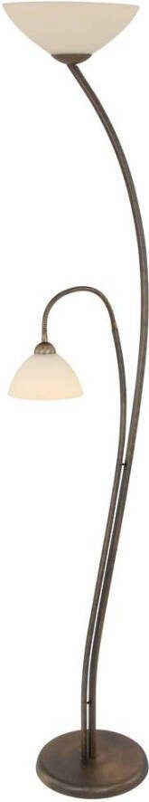 Steinhauer Leeslamp Capri Brons melkglas