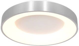 Steinhauer Ringlede plafondlamp zilver ingebouwd LED Ø 30 cm