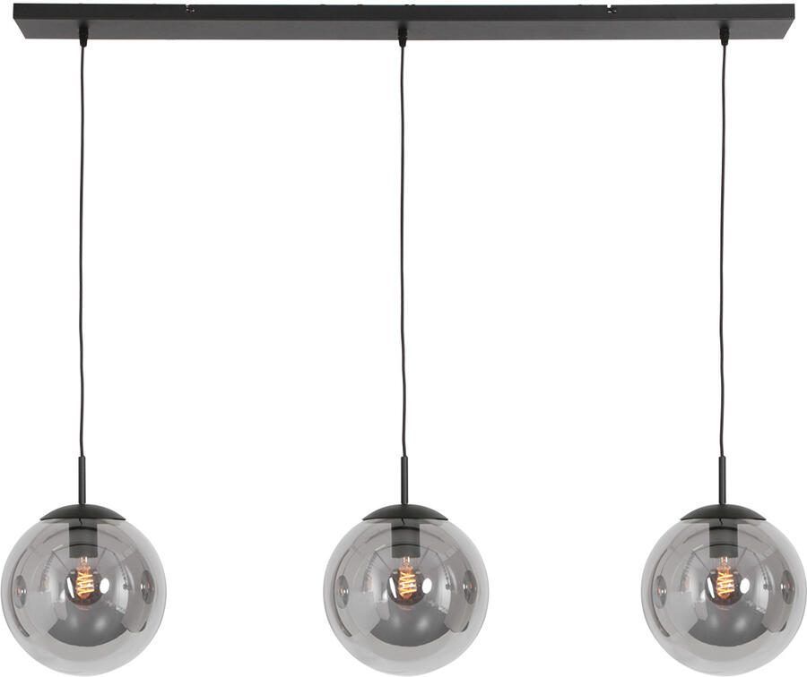Steinhauer Hanglamp bollique L 120 cm 3 lichts 3122 zwart