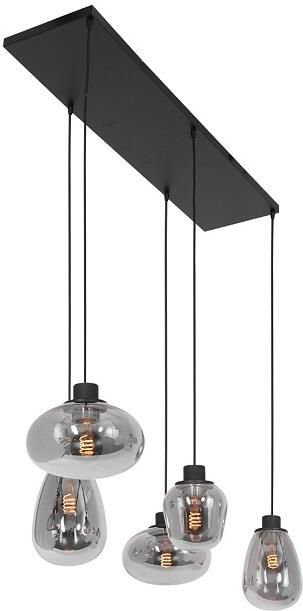 Steinhauer Hanglamp reflexion L 100 x B 25 cm 3078 zwart