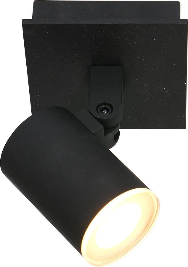 Steinhauer Opbouwspot Points Noirs 1-lichts IP44 Zwart